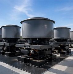 Dakventilatoren installatie